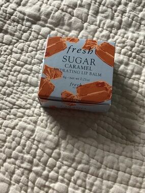 New fresh Sugar Caramel Hydrating Lip Balm In Box